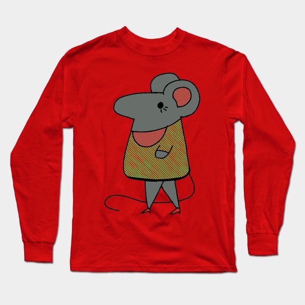 mouse Long Sleeve T-Shirt by Catulus208